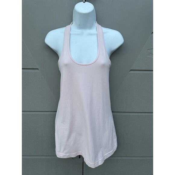 Lululemon Cool Racerback Tank Top In Powder Pink Sz 8 READ - Picture 8 of 12